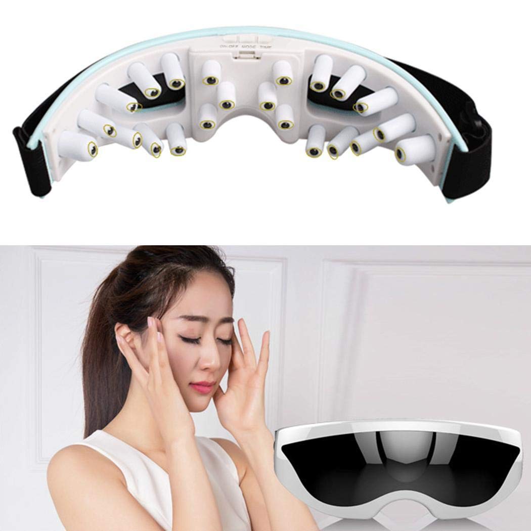 Pinsparkle Electric Eye Massager Heating Care Vibration Stress Relax Pressure Relief Handheld Massagers