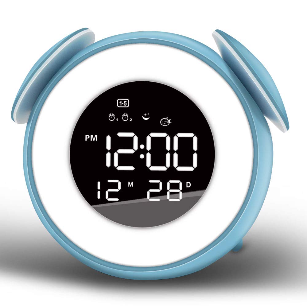 Mua Folihome Alarm Clock Light Alarm Light Light Clock 25 Songs 3 Levels Of Bell Volume 7 Color Lights For Bedrooms Indoors Japanese Instruction Manual Included English Language Not Guaranteed Tren Amazon