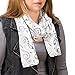 Black and White Music Note Scarf