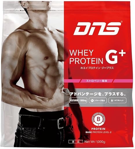 Amazon Dns ホエイプロテインg ジープラス ストロベリー風味 1000g Dns ホエイプロテイン