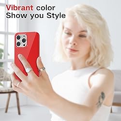 Svanove for iPhone 16 Pro Max Case Silicone, Glossy