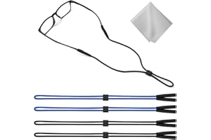Buyisgle Kids Glasses Strap 4 PCS - Sunglasses Straps Cords for Boys Toddler and Girls - Eyeglass Holders Around Neck - Adjustable Eyewear String Lanyard Retainer 20 Inch