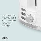 Morphy Richards Hive 2 Slice Toaster White 850W Variable Browning Anti-Jam view 2