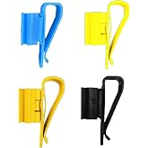 LINYUEARUI 4 pcs Fish for Tank Mounting Clip Water Pipe Hose Holder Multifunction Plastic Adjustable Clamp Aquarium Air Pump Accessories Aquarium Pumps and Filters.(Blue/Black/Gold/Yellow)