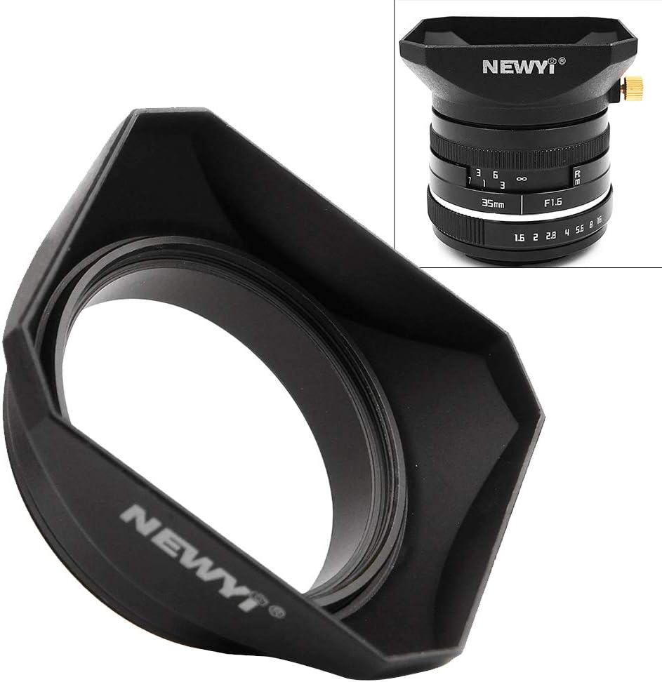 Camera Lens Hood, 3758mm Square Shape Lens Hood Retro
