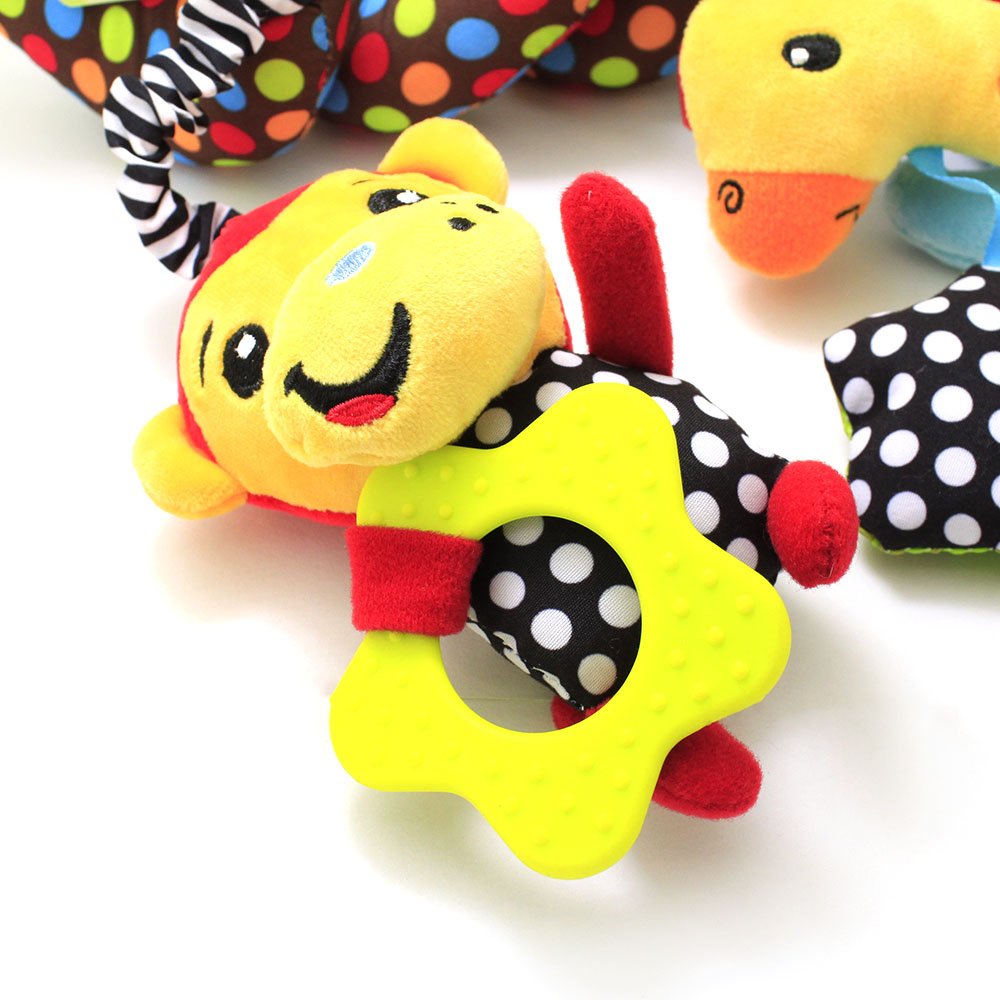 Hanging Toys for Car Seat Crib Mobile, willway Infant Baby Spiral Plush Toys for Crib Bed Stroller Car Seat Bar : Baby