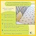 YourEcoFamily Muslin Fitted Crib Sheet - Certified Organic Cotton - Pre-Washed Softest Mattress Sheet for Your Baby, Toddler Boy or Girl (Polar Star)