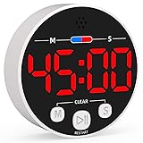 Large LED Digital Timer, Magnetic Countdown Loud