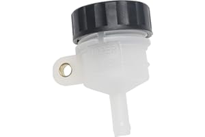 GIDIBII Universal Motorcycle Master Cylinder Fluid Oil Reservoir Rear Brake Clutch Tank Easy Installation