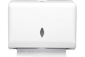 AILELAN Paper Towel Dispensers, Commercial Toilet Tissue Dispensers Wall Mount Paper Towel Holder Multifold/C-Fold Paper Towel Dispenser for Kitchen and Restroom Decor (White)