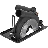 Angle Grinder Cover, Adjustable Dust Shroud Safety Guard for 100 125mm Angle Grinders Iron ABS Material 0 45 Degree Angle 0 40mm Cutting Depth