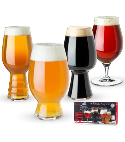 Amazon.com | Orrefors Beer India Pale Ale 15.5 Ounce Glass, Set of