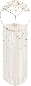 Mkono Macrame Wall Hanging Tree of Life Dream Catcher Boho Home Decor