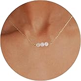 Colkiow Natural crystal necklace for Women,Jade/Moonstone/Garnet/Amethyst/Aquamarine Choker Necklace Jewelry Gifts