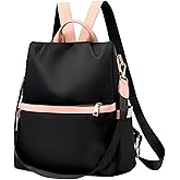 Lizbin Backpack Purse for Women, Anti Theft Backpack Fashion Backpack Purse, Womens Backpack Purse Cute Backpacks, Travel Backpacks Satchel Handbags Ladies Shoulder Bags Multi Purpose Design (Black)