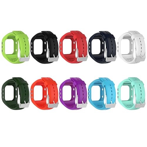 QGHXO Band for Polar A300, Soft Adjustable Silicone Replacement Wrist Watch  Band for Polar A300 Watch