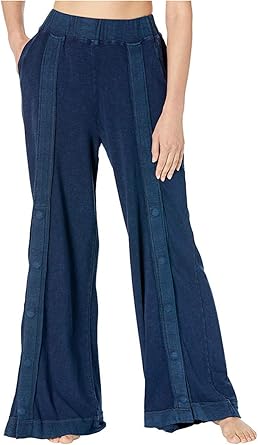 Fp Movement Embers Wide Leg Pants Navy Sm Women S 4 6 At Amazon Women S Clothing Store