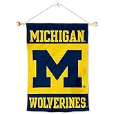 Michigan Team University Wolverines Gold Banner for Windows Doors and Walls