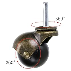 Skelang 1.5 Inch Ball Caster Stem Caster Wheel with