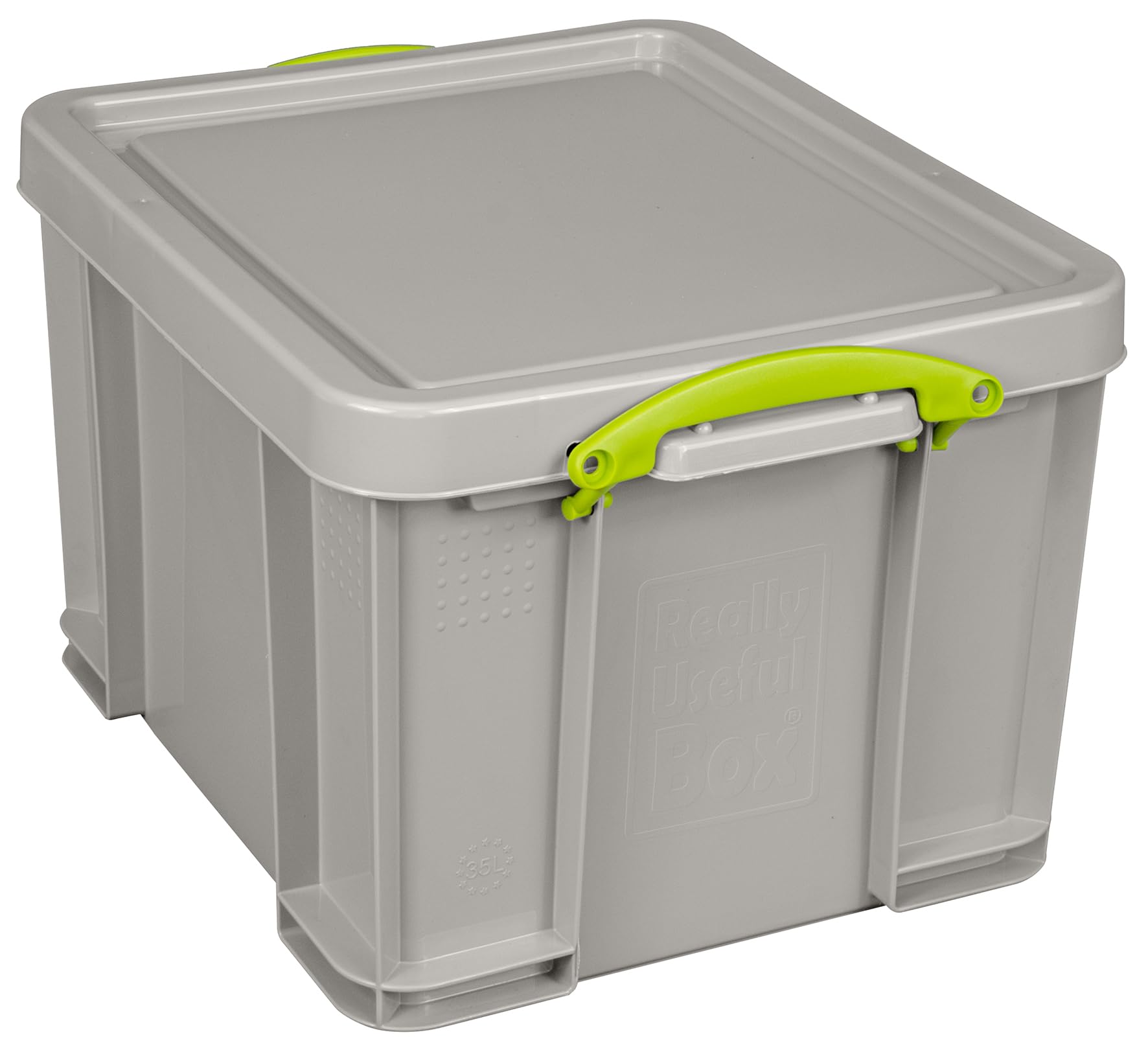 Really Useful Box 35 Litre Plastic Storage Recycled Dove Grey