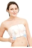 Simple Wishes Hands-Free Breastpump Bra, Pink, X-Small-Large