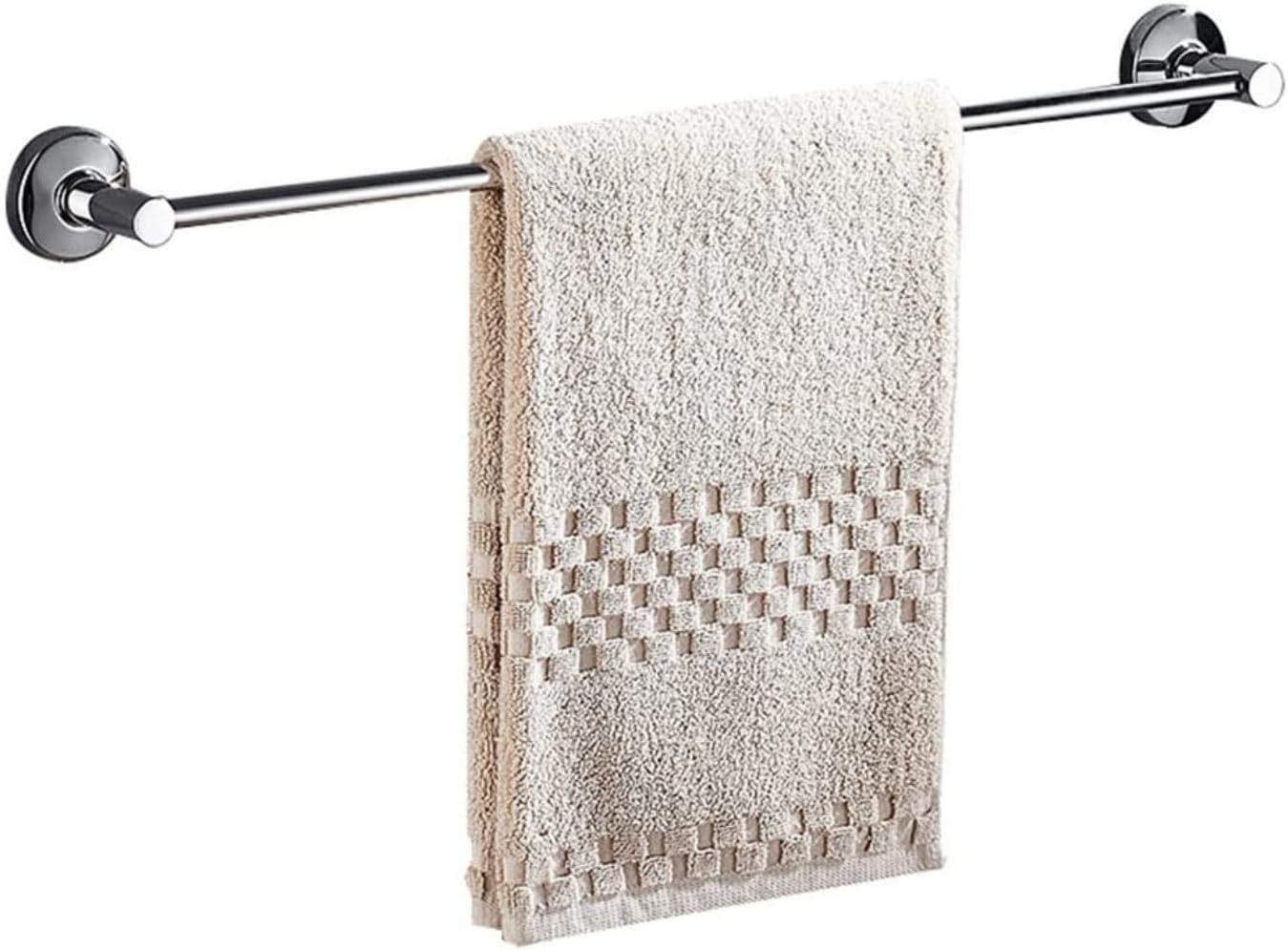 Towel Rack Hand ring 304 Stainless Steel Bathroom Towel Bar Single Rod Free Punch Pendant Long