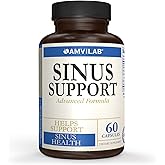AMVILAB Sinus Support, Advanced Formula, Helps Support Sinus Health, 60 Capsules 1 Month Supply