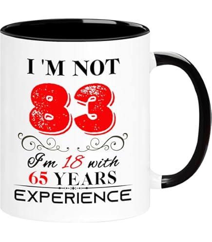 Tasse Sunmead 325 Ml « Making The World Better Since 1923 » – Cadeau Anniversaire 102 Ans – Céramique Blanche