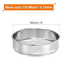 PATIKIL 110 Mesh Lab Sieve, 8" Diameter Test Sieve