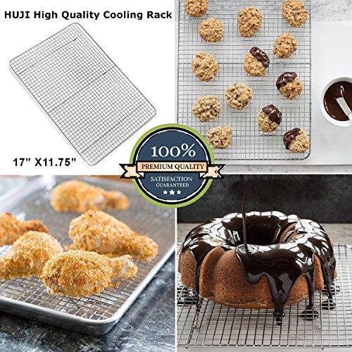 Huji Cross-Wire Grid Cooling Rack, Wire Pan Grate,Baking Rack - Main Image