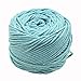Blue Macrame Cord Colorful Natural Cotton Macrame Cord Wall Hanging Plant Hanger Craft Making Knitting Cord Rope 3mm (3mm Lake Blue)