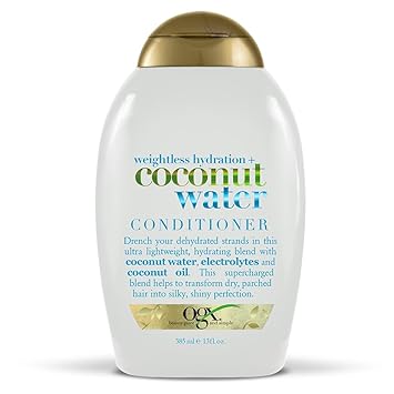 OGX Weightless Hydration Coconut Water Conditioner, 13 Ounce