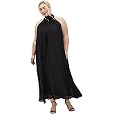 City Chic Women's Plus Size Dress - Aida Halter Neck Maxi