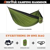 AnorTrek Camping Hammock Super Lightweight Parachute Nylon 500 lb view 4