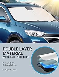 Proadsy 2024 Upgrade Front Windshield Sun Shade