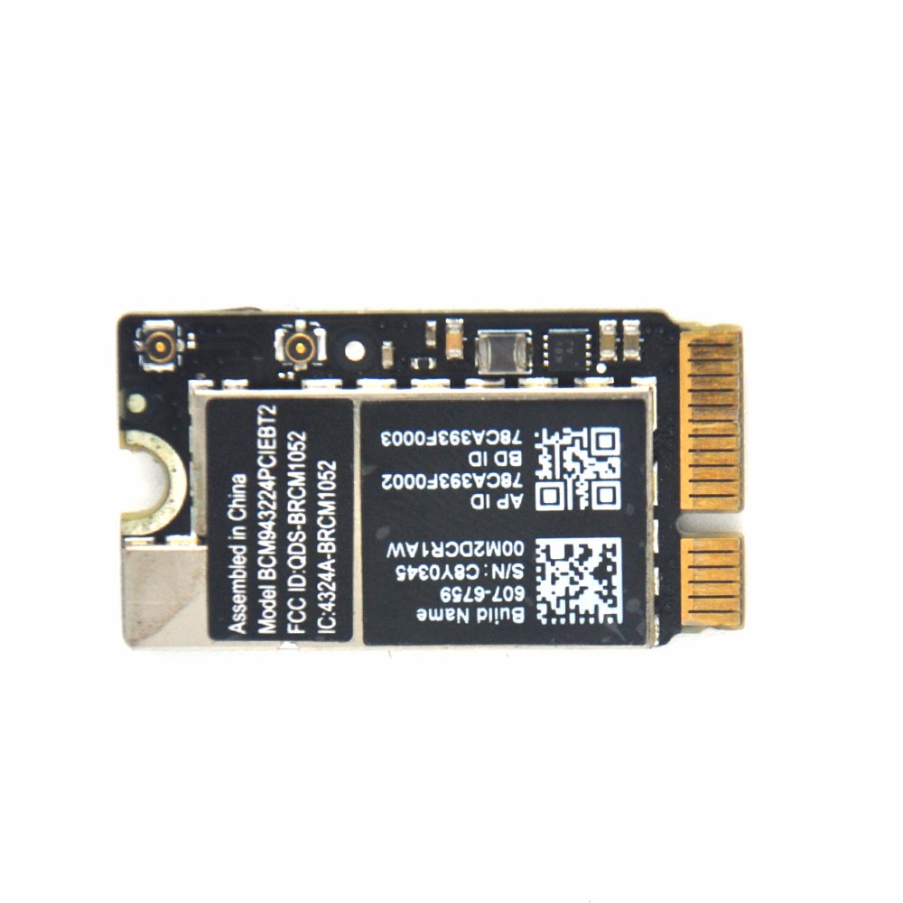 Pardarsey Replacement WiFi Bluetooth Broadcom Air Port Card BCM943224PCIEBT2 For MacBook Air 11" A1370 and 13" A1369