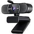 EMEET C960 2K Webcam with Microphone, 2K QHD, 2 Noise-Reduction Mics, TOF Autofocus Streaming Webcam with Privacy Cover, Plug&Play USB Webcam for Calls/Conference, Zoom/Skype/YouTube, Laptop/Desktop