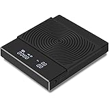 TIMEMORE Coffee Scale Basic 2.0 Electronic Espresso Scale with with Timer,2000 Grams and Water Flow Rate and Timer Function