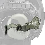 Free-Angle Tactical Headset Rail Mount for Earmor