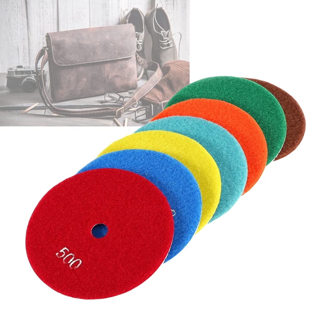 Diamond Polishing Pads, 5 Inch 12.5cm Polishing Wheel Grinding Wheel Grinding Disc for Large Model 150, Model 180 Grinding Edge Grinding Machine for Marble, Concrete, Masonry,