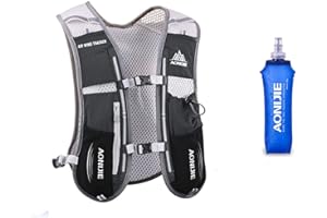 Win.Deeper 5L Lightweight Running Backpack Outdoor Sports Trail Racing Marathon Hiking Fitness Bag Hydration Vest Pack