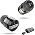 Rowkin Bit Charge Stereo Truly Wireless Headphones w/ Portable Charger. Bluetooth Earbuds Smallest Cordless Hands-free Mini Earphones Headset w/ Mic & Noise Reduction for Running & iPhone (Space Gray)