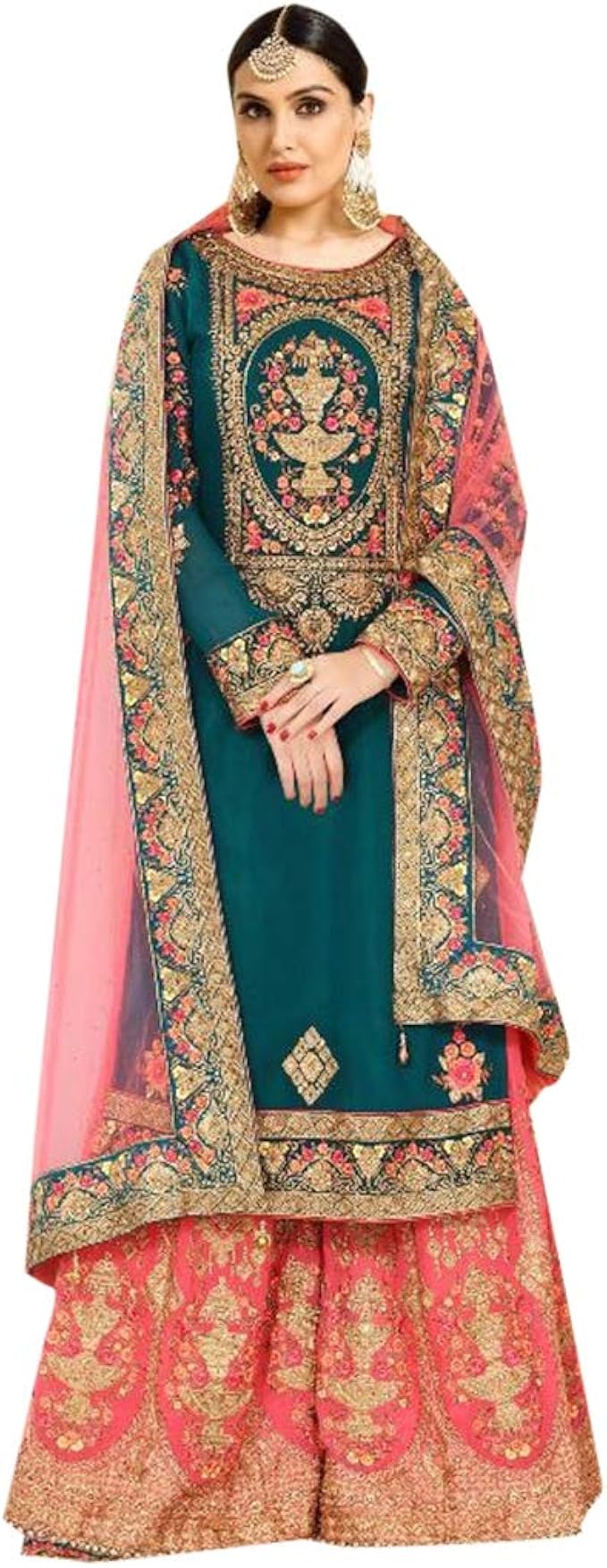 ETHNIC EMPORIUM womens Pakistani Indian Heavy