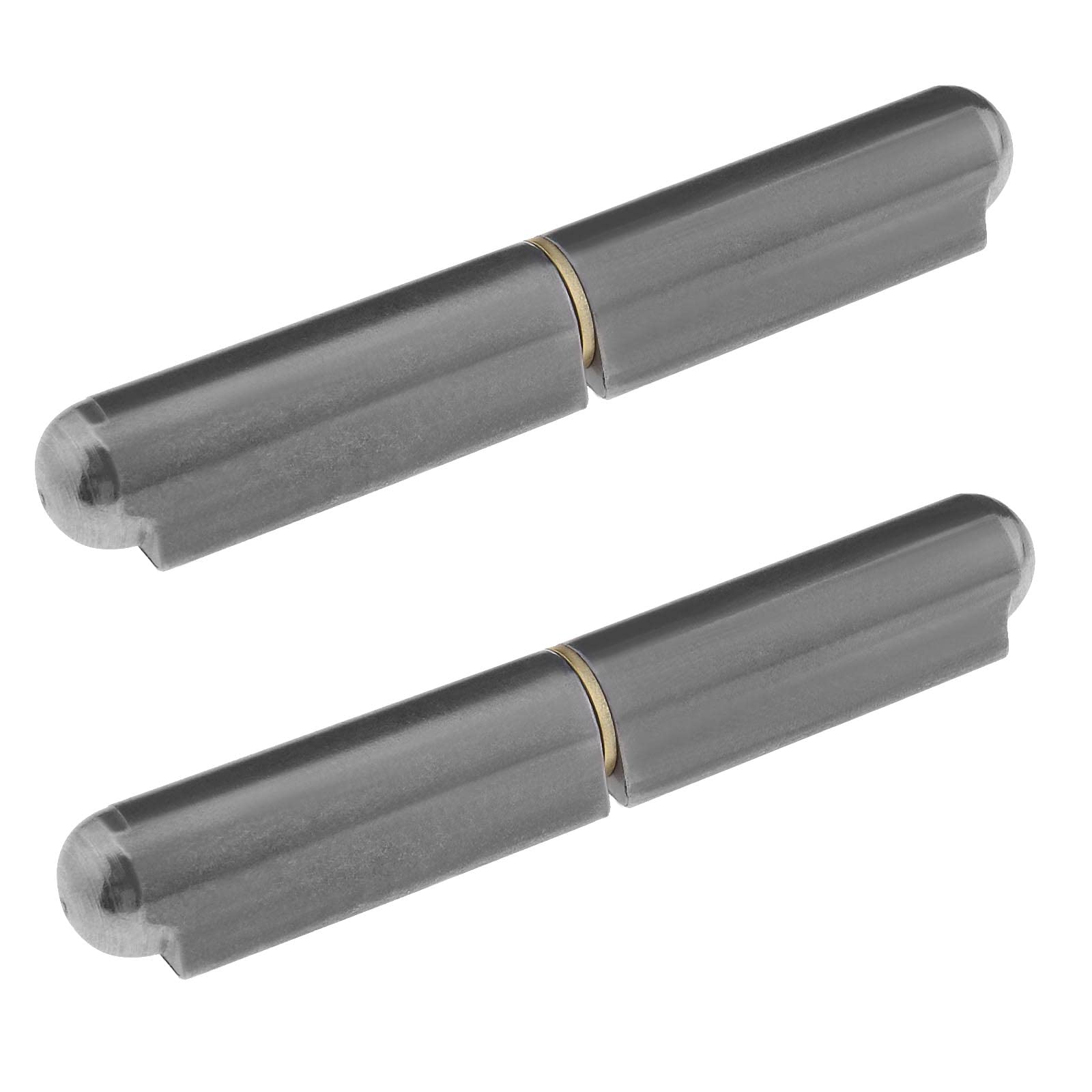 OTOTEC Heavy Duty Steel Weld-on Hinges, 2 Count, Dark Gray, 120x20mm