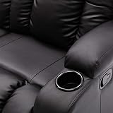 More4Homes Caesar Manual Bond Leather Recliner Sofa 3+2+1 Seater Armchair Set view 6