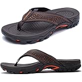 KIIU Mens Thong Sandals Indoor and Outdoor Beach Flip Flop