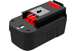OHYES BAT Upgraded to 3.6Ah Ni-Mh HPB18 Replacement for Balck and Decker 18 Volt Battery Compatible with Black and Decker 18V HPB18 244760-00 A1718 FS18FL FSB18 Firestorm 18 Volt Cordless Power Tools (Black)