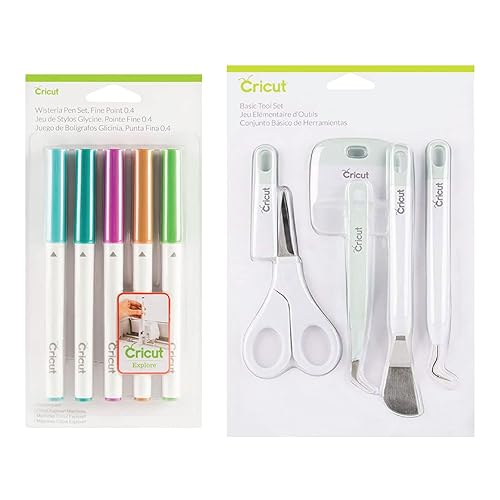 Cricut Explore Air Machine Bundle Beginner Guide, Tool Kit