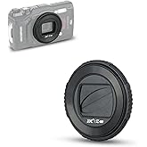 JJC LB-T01 Lens Cap Cover Protector for Olympus TG-7 TG7 TG-6 TG6 TG-5 TG5 TG-4 TG4 TG-3 TG3 TG-2 TG2 TG-1 TG1 Tough Waterpro