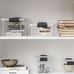 Superio Clear Storage Box with Lid, 2.5 Quart